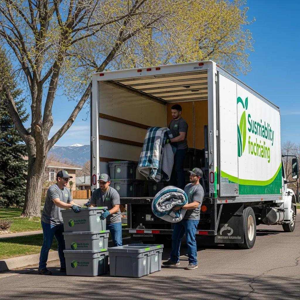 Professional movers using eco-friendly practices in Denver